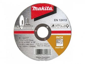 Makita B-64593 řezný kotouč 125x1,2x22 nerez