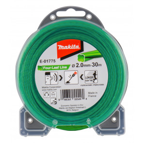 Makita E-01775 struna nylonová 2,0mm, zelená, 30m, speciální pro aku stroje